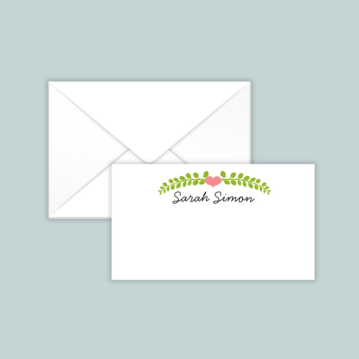 Double Branches - Personalized Gift Enclosure - The Note House