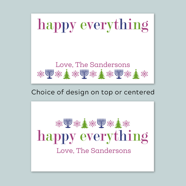 Happy Everything - Personalized Gift Enclosure - The Note House