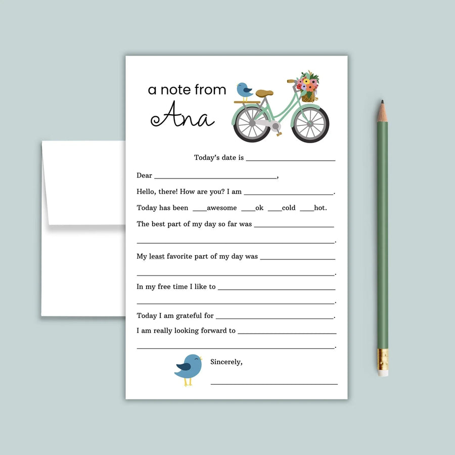 Personalized Fill-in Letter Templates - The Note House