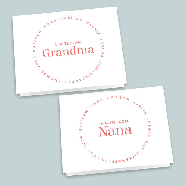 Personalized Family Note Cards - The Note House
