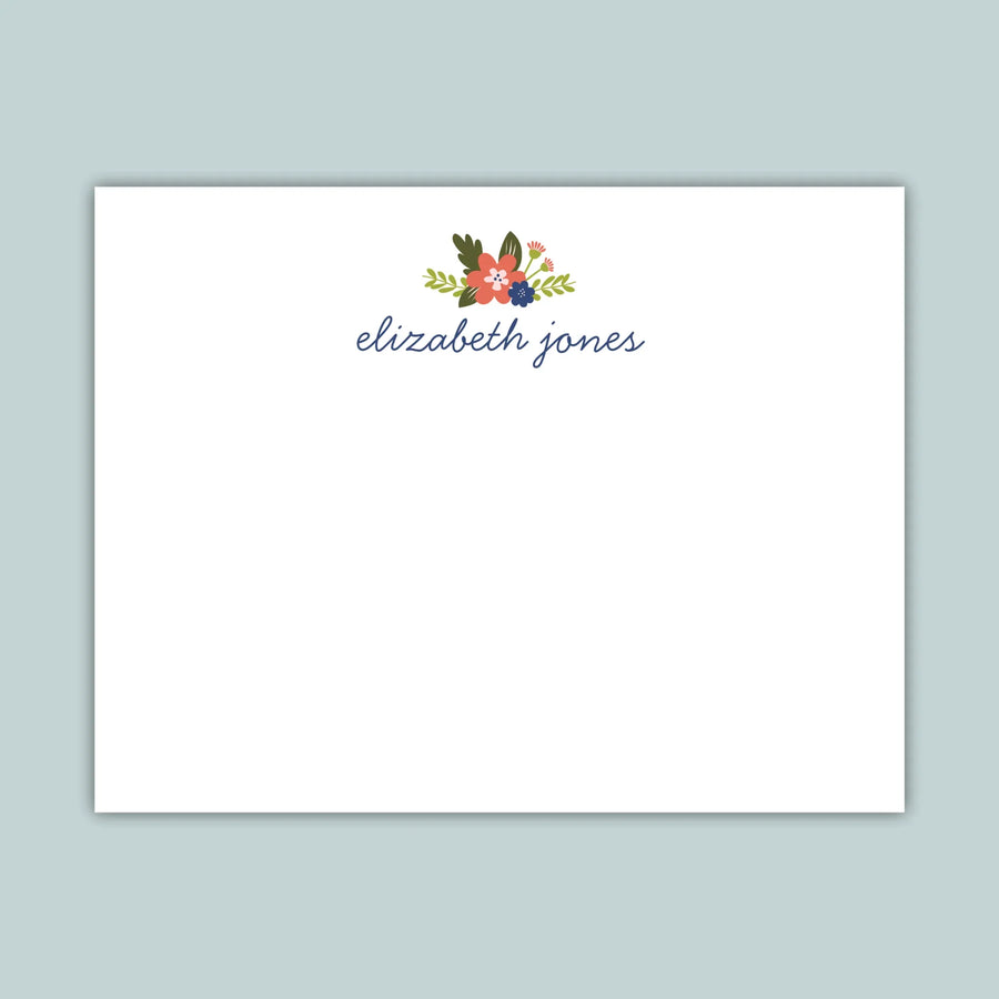 Personalized Flat Note Cards - The Note House