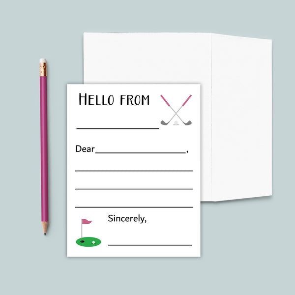 Fill-in Note Cards for Kids