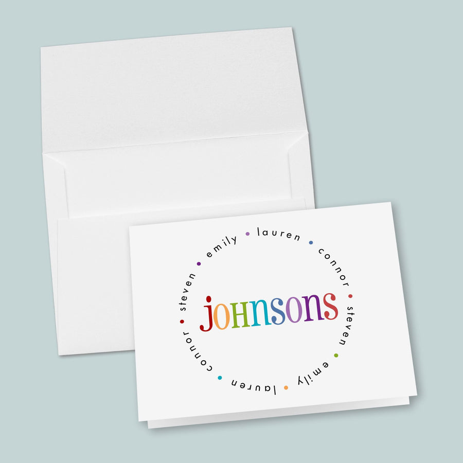 Personalized Family Note Cards - The Note House
