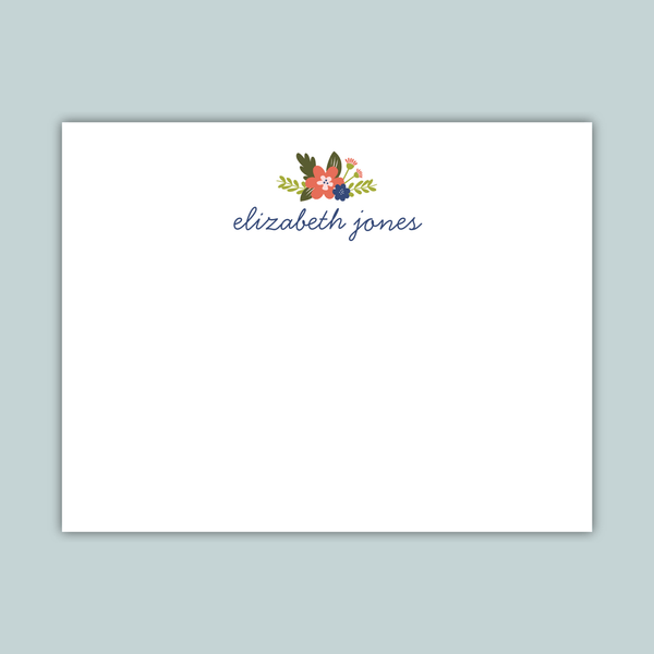 Personalized Flat Note Cards - The Note House