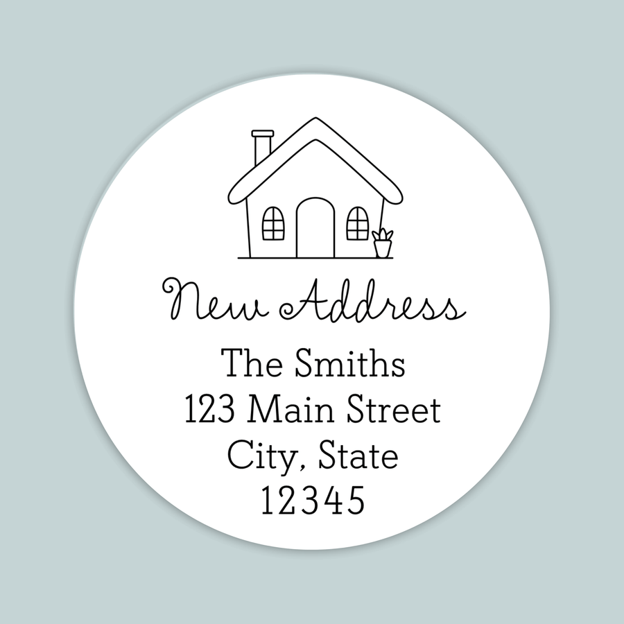 We've Moved Address Labels - The Note House