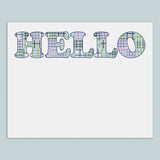 Madras Blue - Note Cards - The Note House