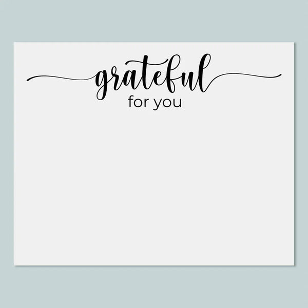 Grateful (Black) - Thank You - The Note House