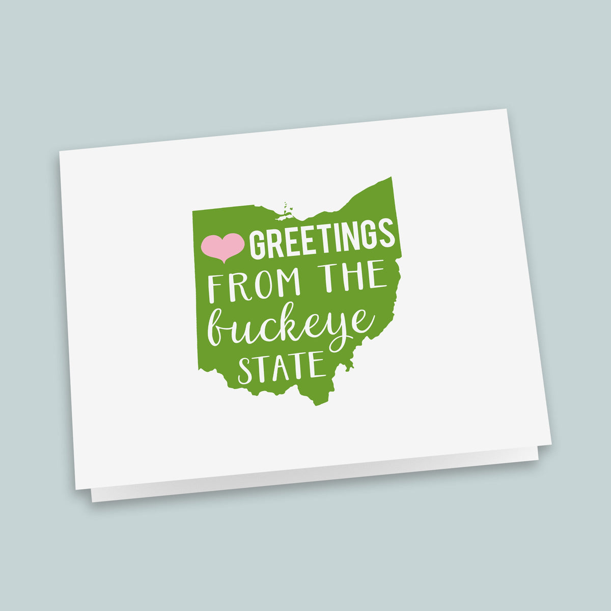 State Pride Hometown Nickname Folded Note Cards - Pack of 6