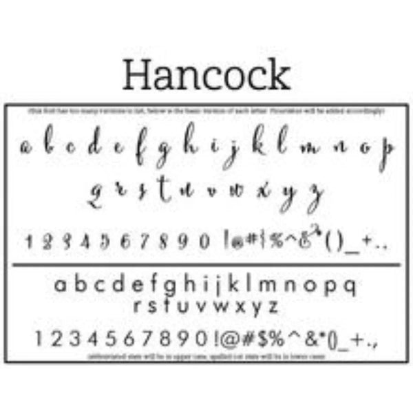 Hancock - Self-Inking Stamper - The Note House