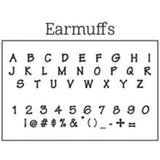Earmuffs - Self-Inking Stamper - The Note House