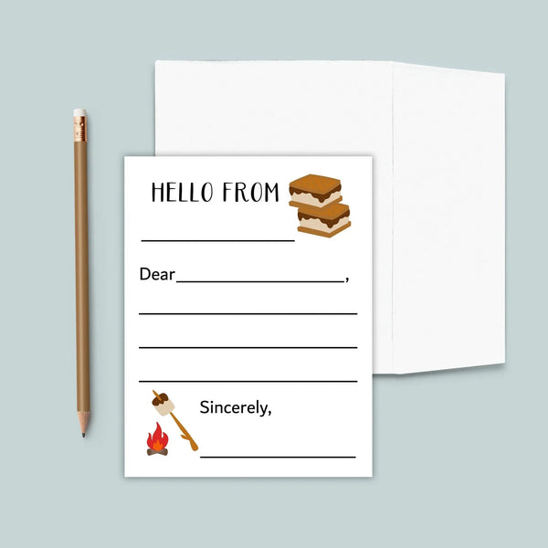 S'mores - Lined Note Cards - The Note House