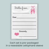 The image is a pre-packaged letter set, each set is pre-packaged in a resealable cellulophone sleeve.