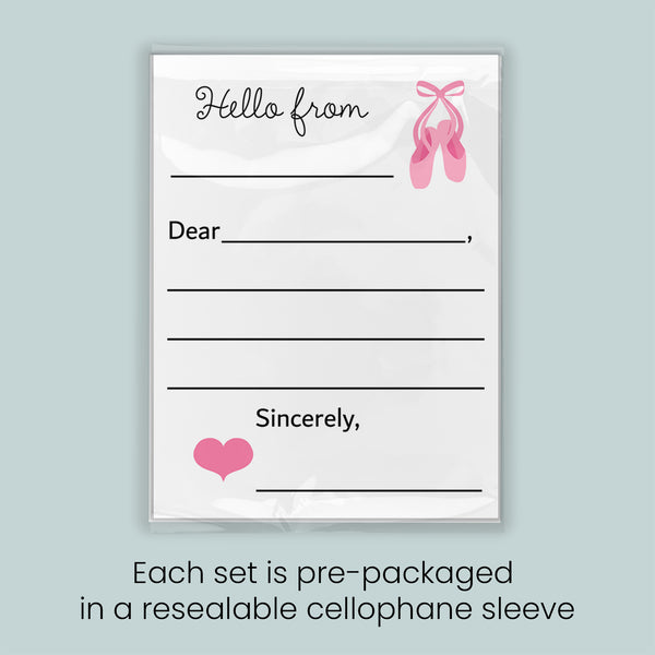The image is a pre-packaged letter set, each set is pre-packaged in a resealable cellulophone sleeve.