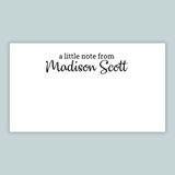 A Little Note - Personalized Gift Enclosure - The Note House