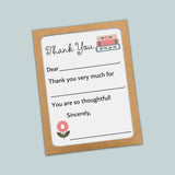 The image is a simple, handwritten note with a blank space for the recipient's name, expressing gratitude for something.