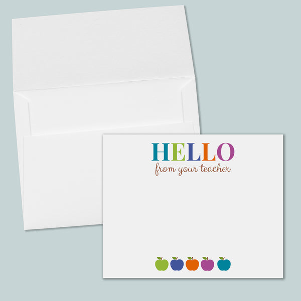 Colorful Apples - Note Cards