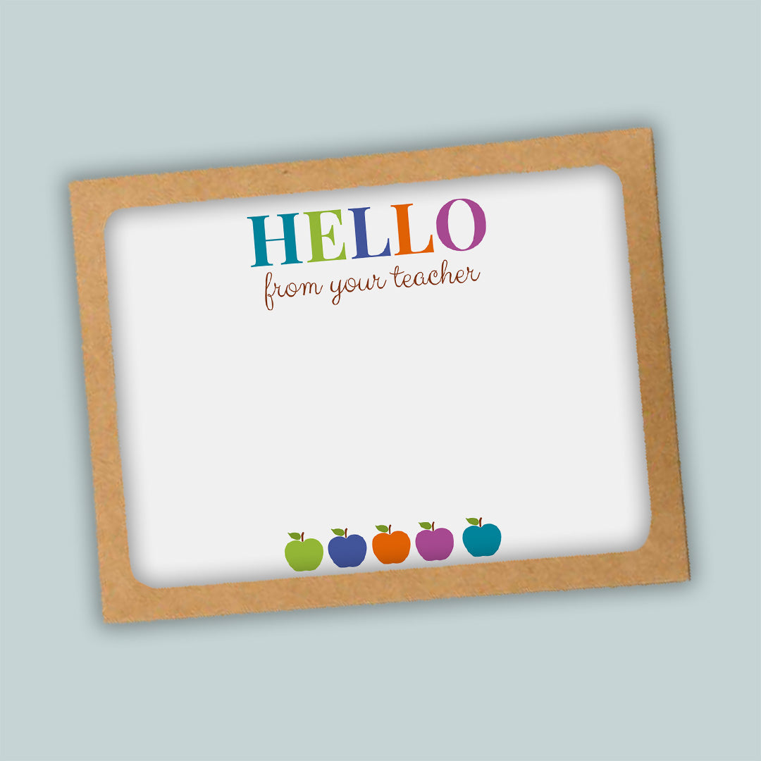 Colorful Apples - Note Cards