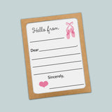 The image is a greeting card with a blank space for a message and a heart symbol.