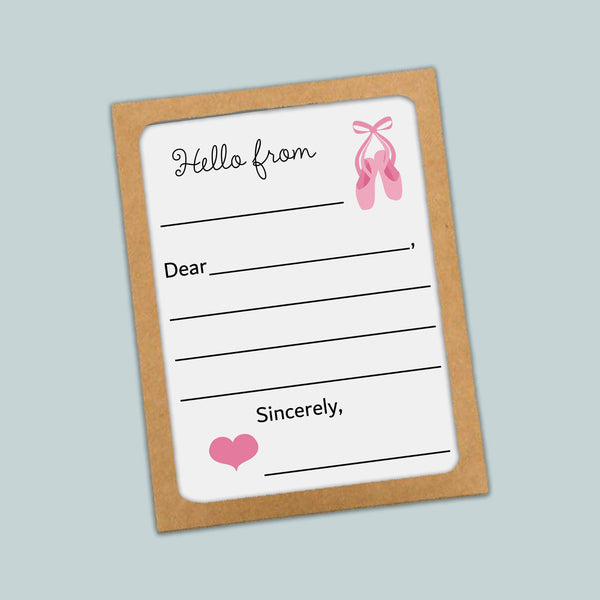 The image is a greeting card with a blank space for a message and a heart symbol.