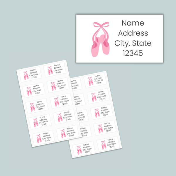 Ballerina - Personalized Lined Letter Template - The Note House