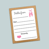 Ballet - Lined Note Cards - The Note House