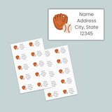 Baseball and Softball - Personalized Lined Letter Template - The Note House