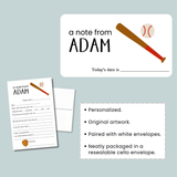 Baseball - Personalized Fill - in Letter Template - The Note House