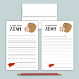 Baseball - Personalized Lined Letter Template - The Note House
