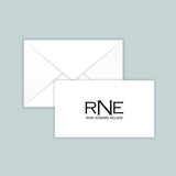 Block Monogram Centered - Personalized Gift Enclosure - The Note House