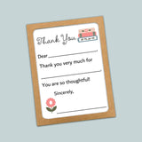 Books - Fill - in Thank You Cards - The Note House