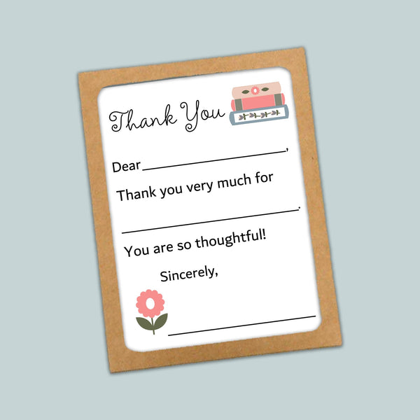 Books - Fill - in Thank You Cards - The Note House