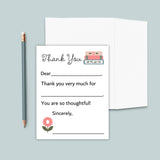 Books - Personalized Fill - in - the - Blank Thank You Cards - The Note House