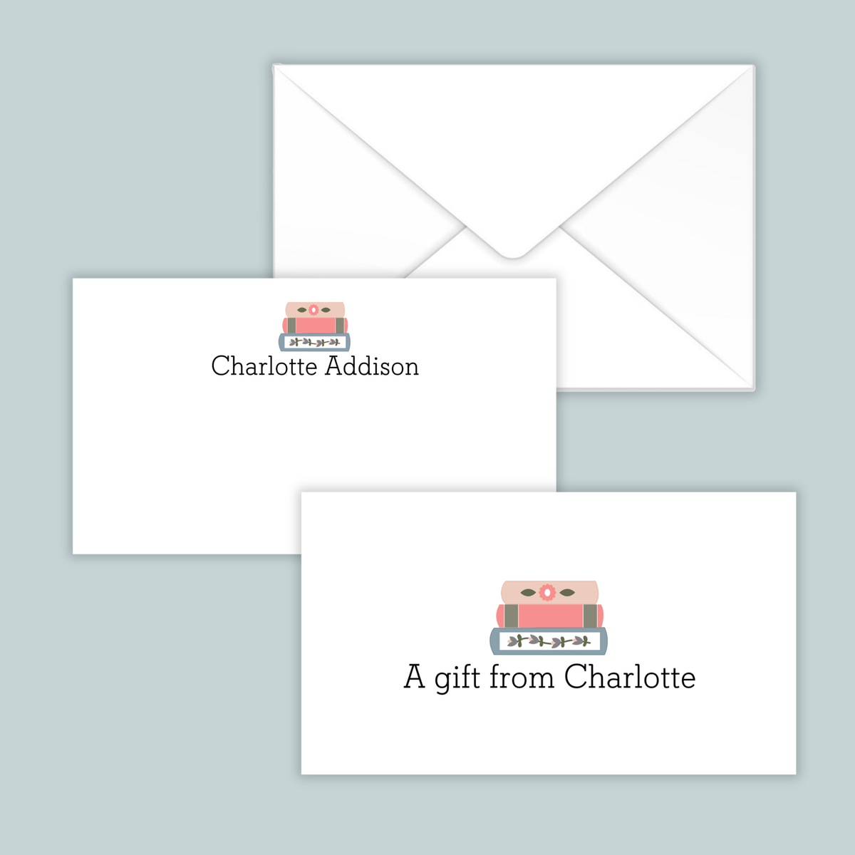 Books - Personalized Gift Enclosure - The Note House