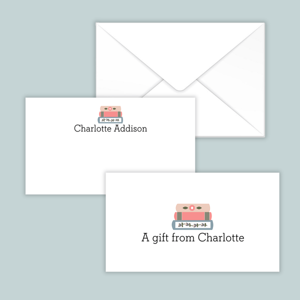 Books - Personalized Gift Enclosure - The Note House