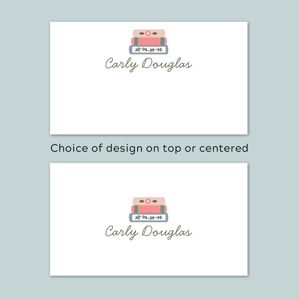 Books - Personalized Gift Enclosure - The Note House