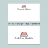 Books - Personalized Gift Enclosure - The Note House