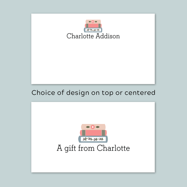 Books - Personalized Gift Enclosure - The Note House
