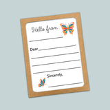 Butterfly - Lined Note Cards - The Note House