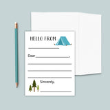 Camp - Lined Note Cards - The Note House