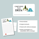 Camp News - Personalized Lined Camp Stationery - The Note House