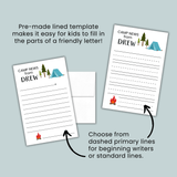 Camp News - Personalized Lined Camp Stationery - The Note House