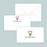 Candy Cane - Personalized Gift Enclosure - The Note House