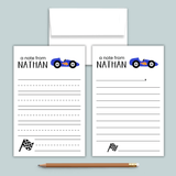 Car - Personalized Lined Letter Template - The Note House