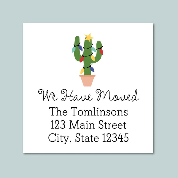 Cactus Returnaddress Labels - Canada