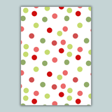 Christmas Dots - Personalized Photo Card - The Note House