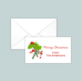 Christmas Holly - Personalized Gift Enclosure - The Note House