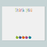 Colorful Apples - Thank You - The Note House
