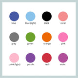 Colorful New Address - We've Moved Round Address Label - The Note House