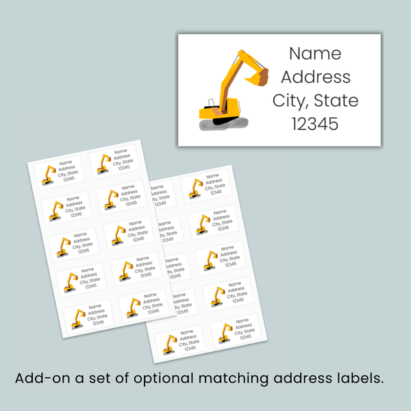 Construction - Personalized Fill - in Letter Template - The Note House