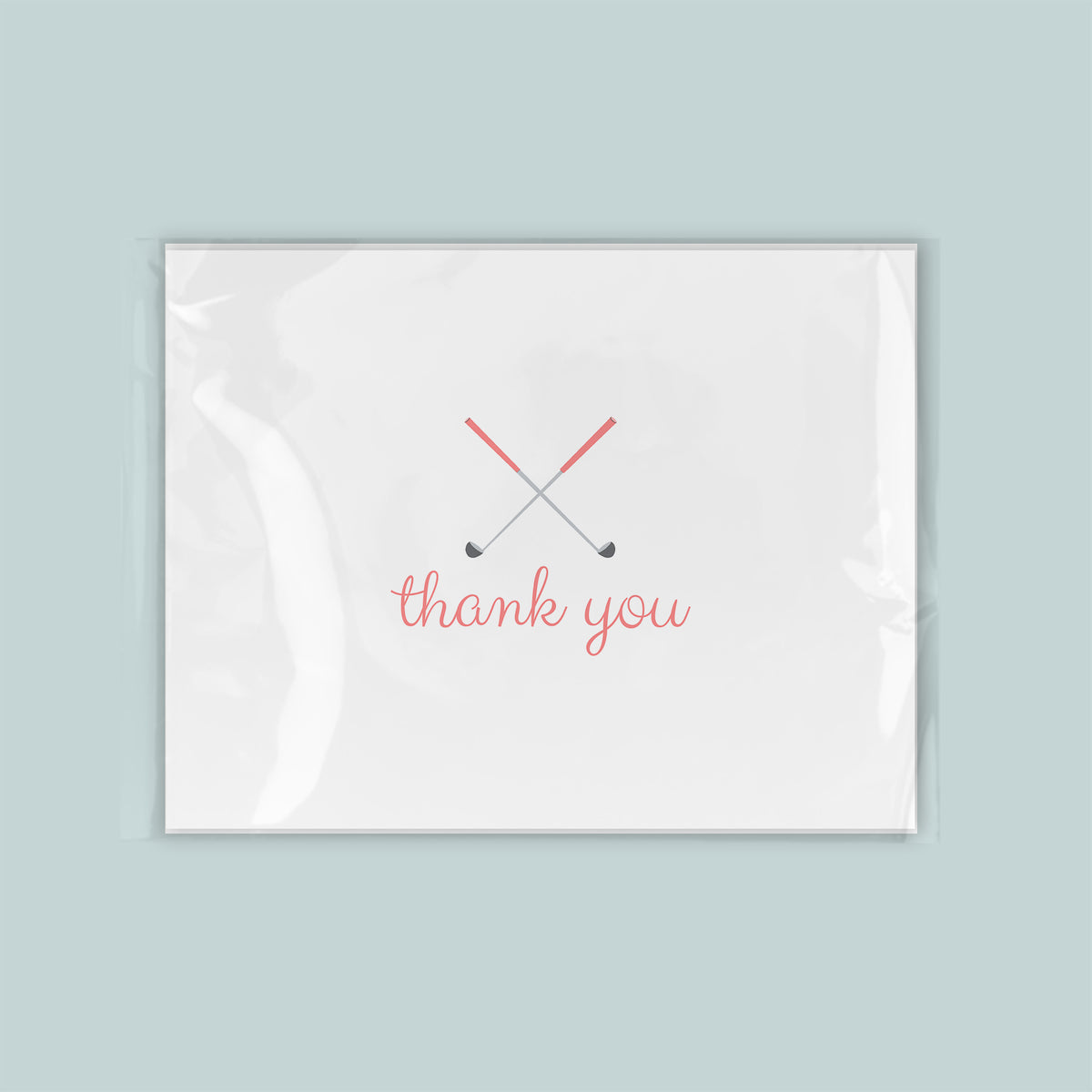A white card with a graphic design and text on it.